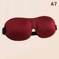 Soft Sleeping Eye Mask Portable Light-blocking Blindfold Travel Night Qme A7