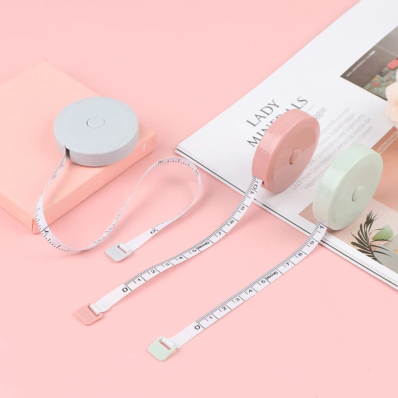 2m Tape Measures Portable Retractable Ruler Children Height Roll Qme