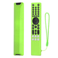For TCL RC833A Remote Control Protect Case with Lanyard Drop-Proof RC Cover Anti-Slip Television RC Shell Smart TV Accessories Qme Green