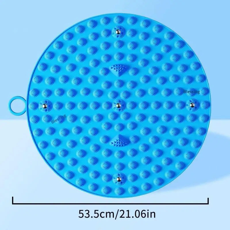 Pressure Point Pads Board Foot Massage Acupressure Mat Reflexology Qme L Blue