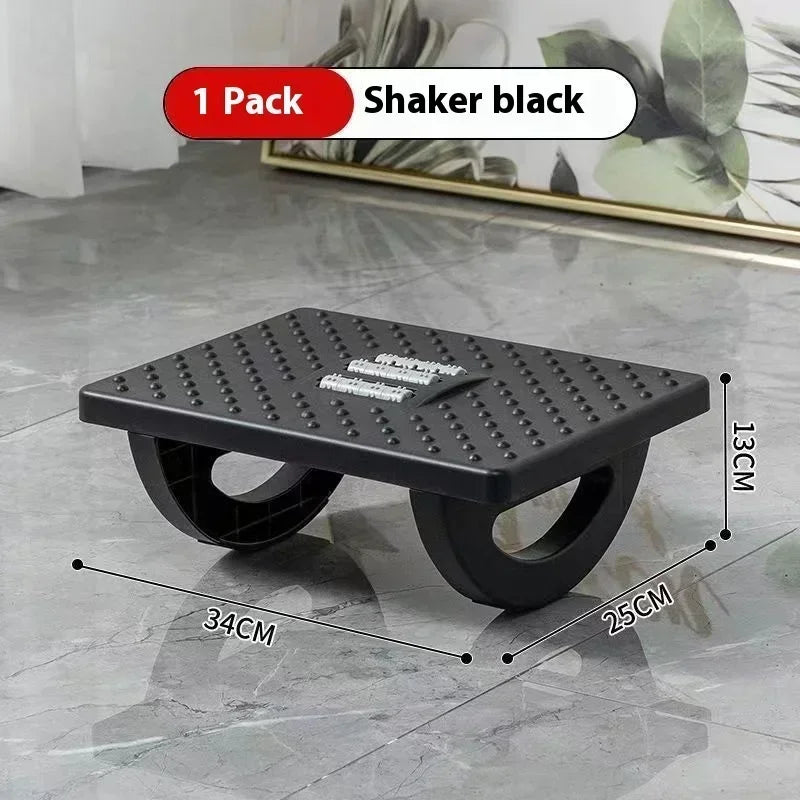 Office Foot Pedals, Placed Under the Desk, Can Swing 180 Degrees to Activate the Feet and Relieve Leg Stiffness Qme Black
