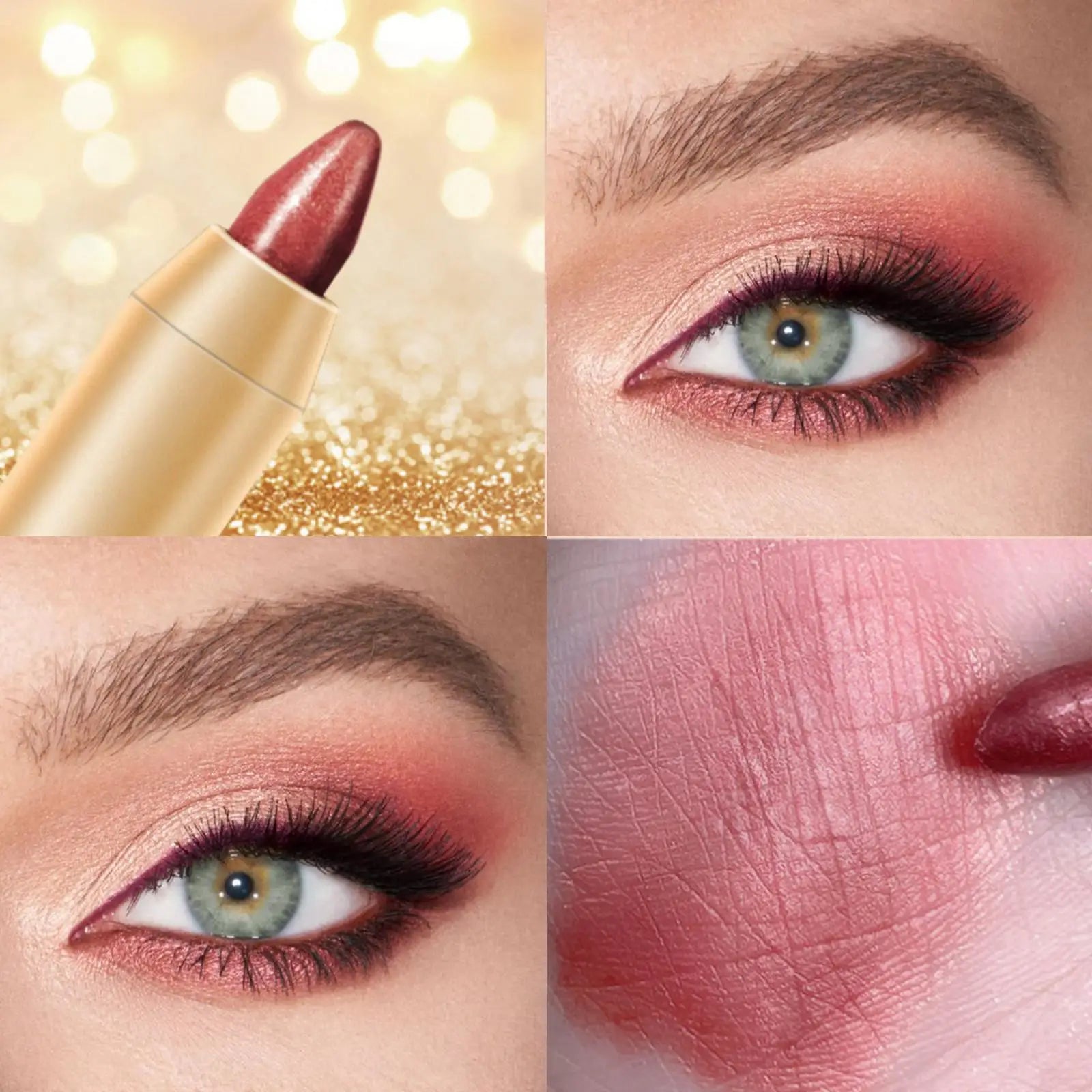 Waterproof Eyeshadow Stick Matte Shimmer Long-lasting Wear Qme 05