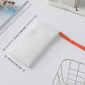 Bath Cleansing Foaming Net Double-Sided Square/Oval Soap Bag Body Exfoliating Scrubber Sponges Bathroom Mesh Soap Pocket Qme L White