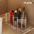 Clear Lipstick Storage Box Case Shelf Makeup Organizer 10 16 Grid Qme A