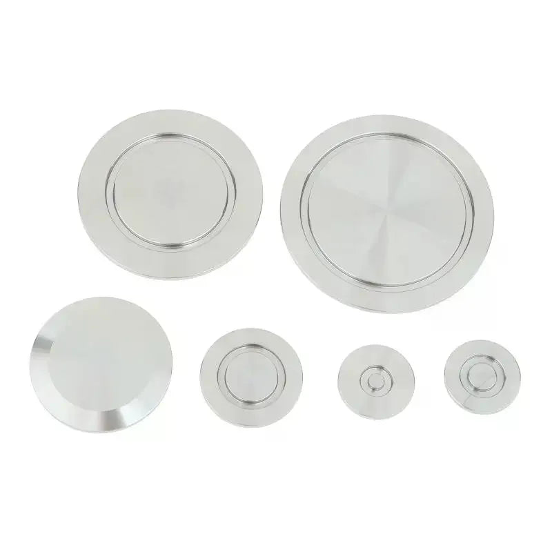 KF10 KF16 KF25 KF40 KF50 KF63 Vacuum End Cap SUS 304 Stainless Steel Sanitary Pipe Fitting Beer Brewing Ferrule Qme