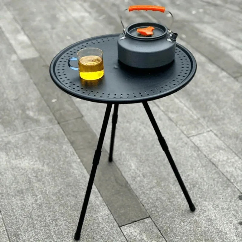Outdoor Aluminum Alloy Folding Table Lightweight Coffee Portable Qme