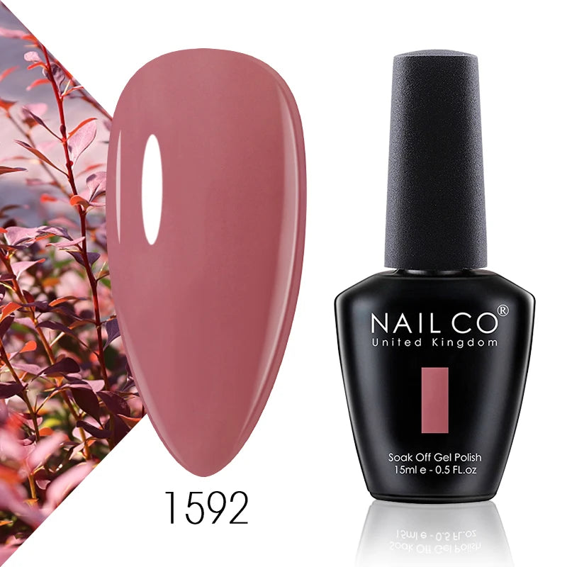NAILCO 131 Colors Nail Gel Polish Off LED Semi Permanant Art Hybrid
