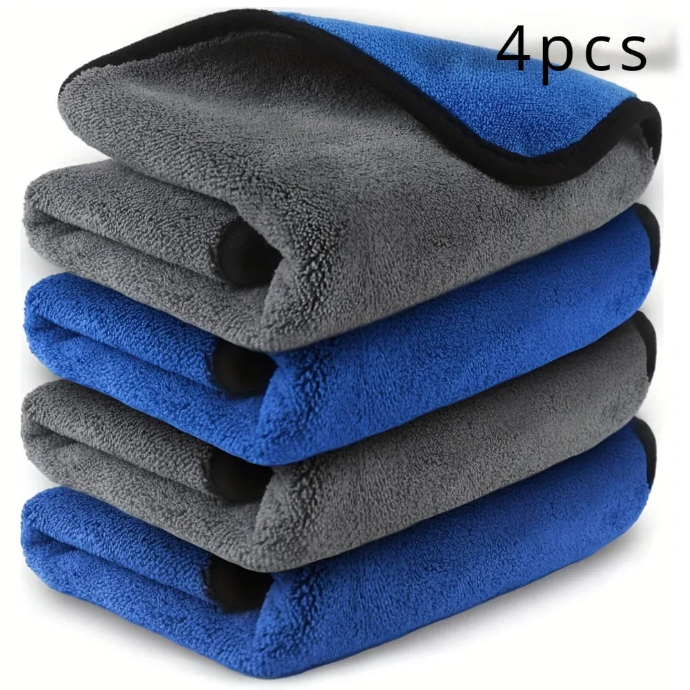 Ultra-Thick Towels Ideal for Washing, Drying, and Kitchen Cleaning - Perfect for Car Washes, Dishwashing, and General Use, Qme