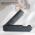 Portable Plastic Folding Pocket Combs Barber Men Oil Head Beard Hair Qme Default Title