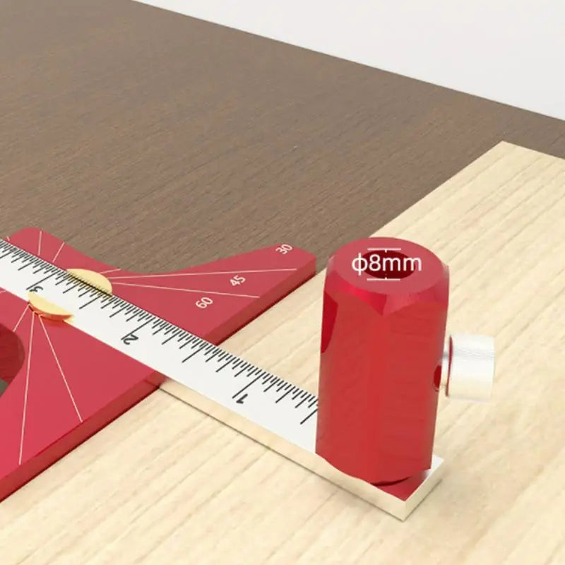 Woodworking Scriber Marking Ruler Precise Drawing Sliding Aid T Qme