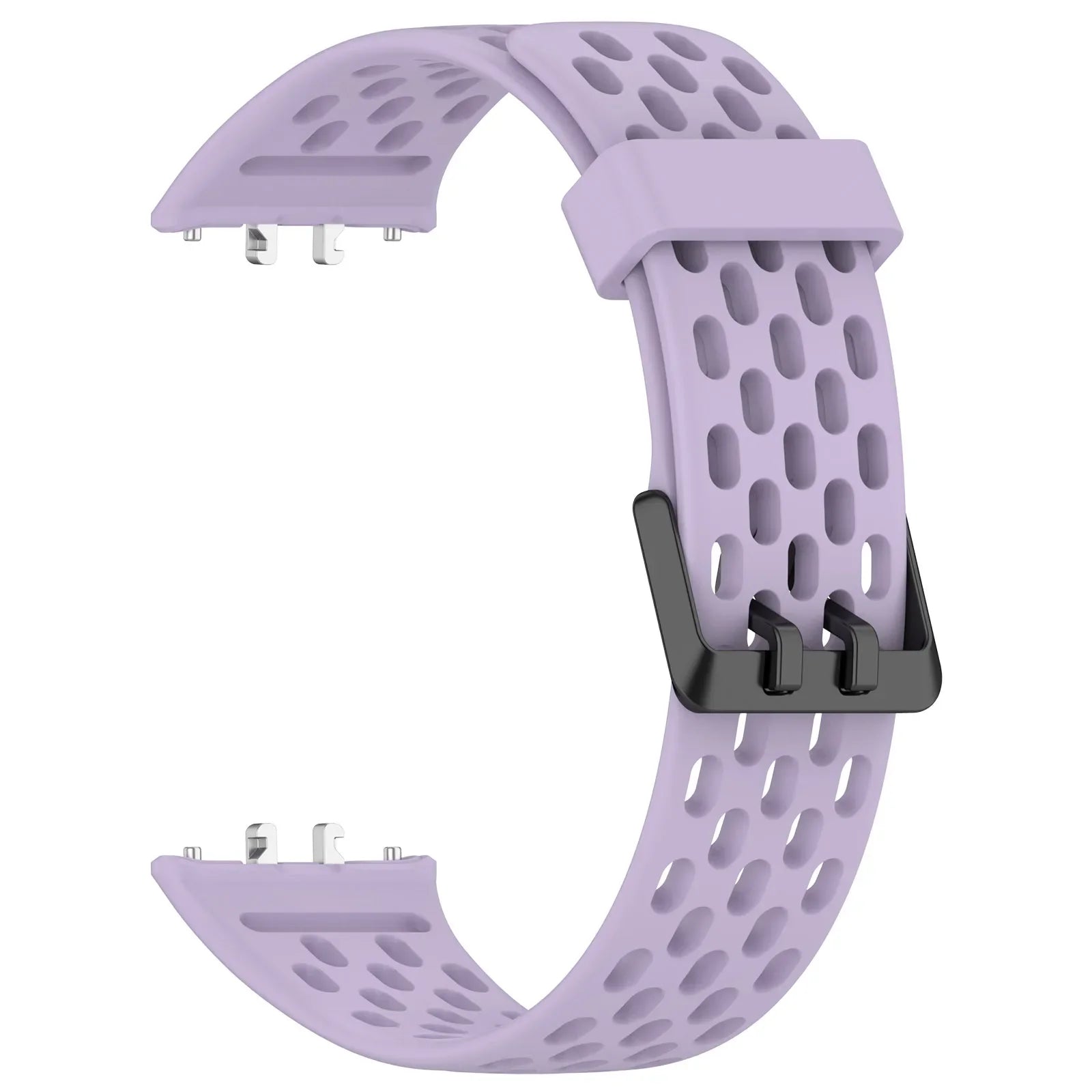 Breathable Straps for Samsung Galaxy FIT 3 Silicone Band Women Men Soft Sport Band for Samsung Smartwatch FIT3 Wriatband Qme Lavender Samsung Galaxy Fit3