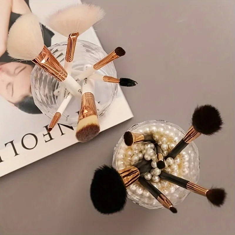 Diamond Texture Makeup Brush Storage Box - Desktop Makeup Storage Box, Suitable for Makeup and Home Decoration Purposes Qme