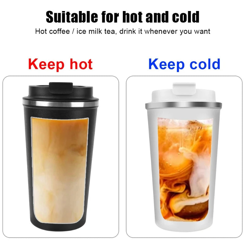 Mug Car Thermos 380 Leak Proof Travel Thermo Cup Tea Water Coffee Qme