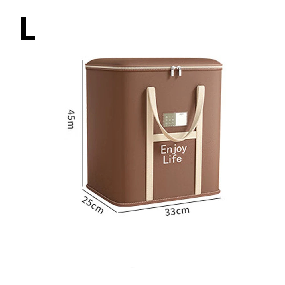 Super Large Moving Quilt Storage Bag, Dustproof & Foldable Clothes Packing Sack for Home, Heavy Duty Moving Essentials Qme L
