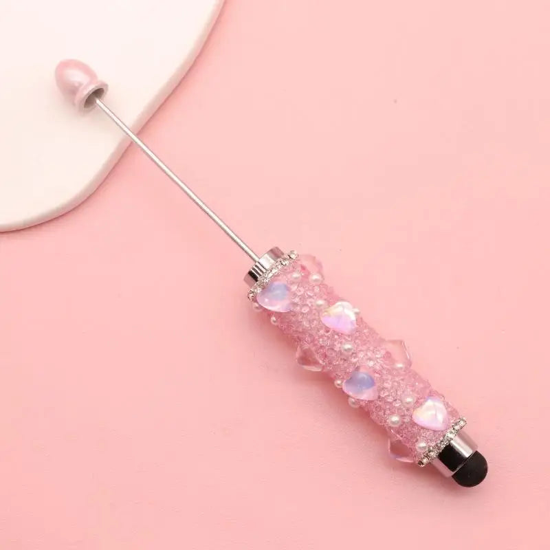 Creative Bead Ballpoint Pen Capacitive Touch Writing Multifunctional Qme A3