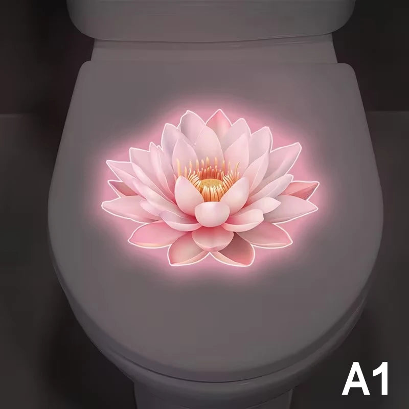 Bathroom Decal Lotus Mandala Wall Sticker Home Decor Stickers Qme A1