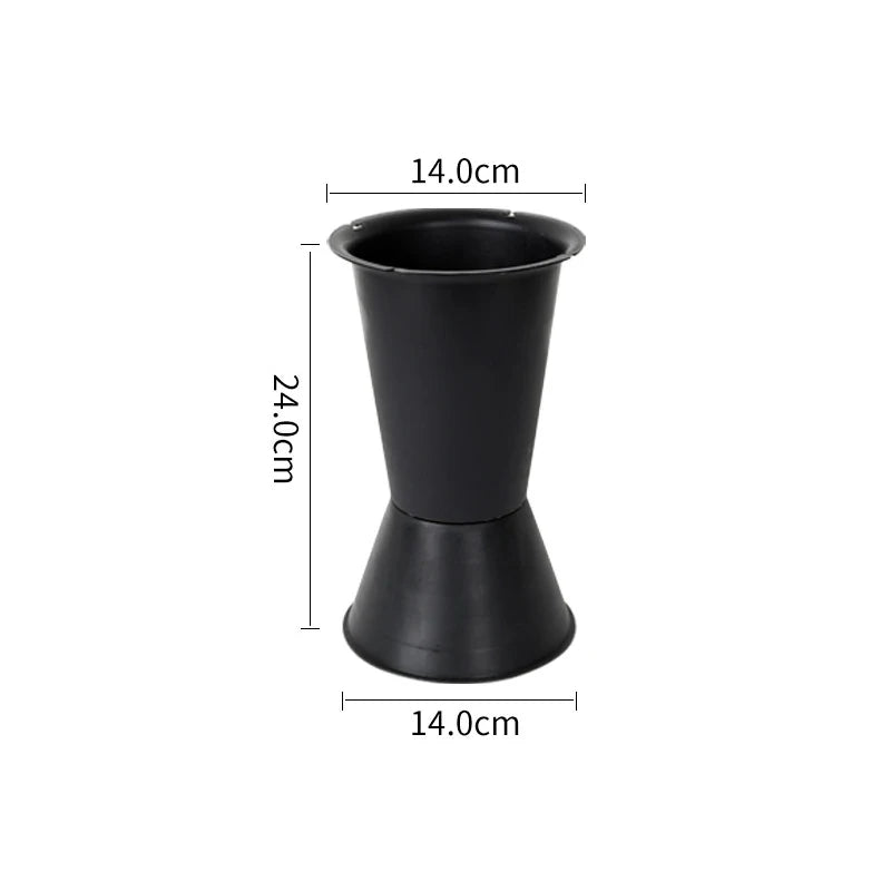 1Pcs Fixed Liner For Flower Arrangement Fixing Stand Packing Base Material Artificial Flowers Bouquet Plastic Bottom Fresh Qme style 13
