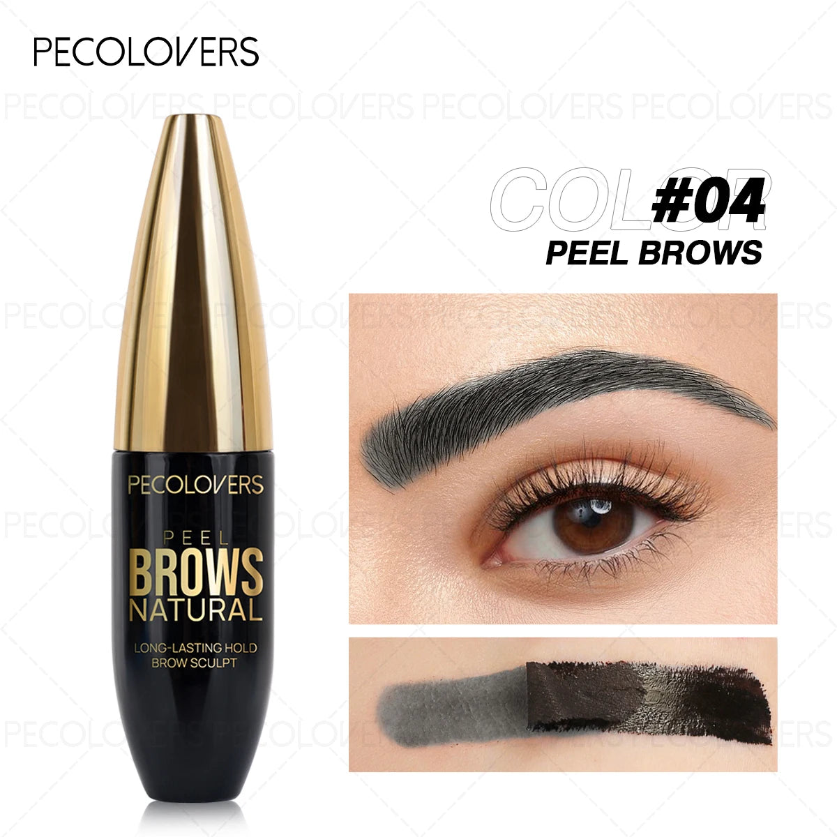 1PC Multi-color Tear-off Eyebrow Gel, Fills The Gaps in The Eyebrows, Long-lasting, Multi-color Options, Eyebrow Cosmetics Qme 04