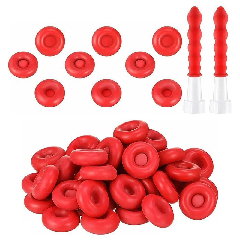 Caulk Cap Glass Glue Tip Sealing Barrel Mouth Protective Cover Qme