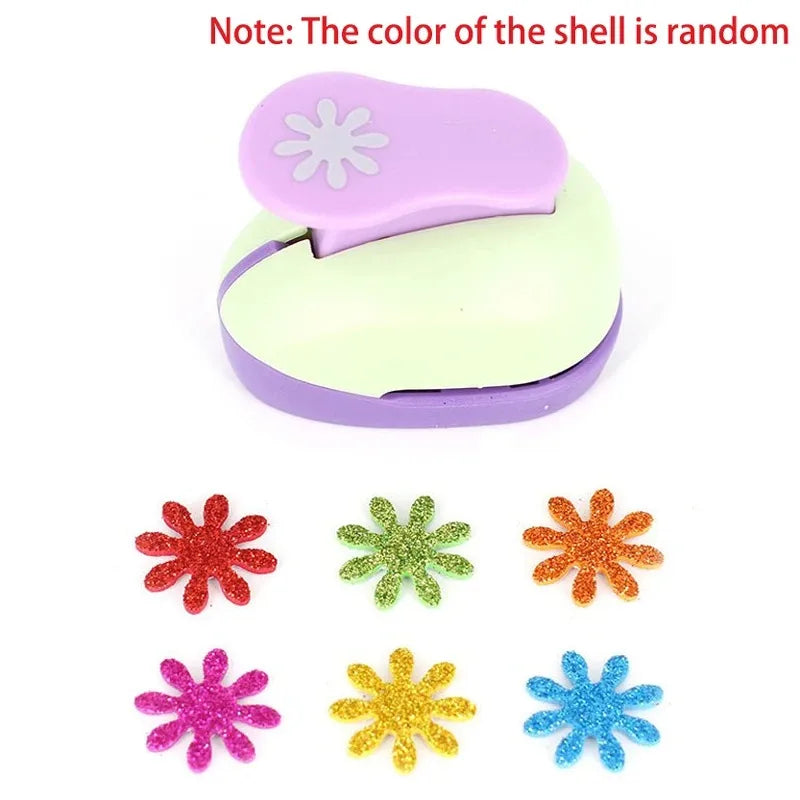 Flower Punch Furador 5*3*4.5cm Diy Paper Cut Eva Foam Maker Puncher Scrapbooking Labor Saving for Hole Punch Embossing Qme H