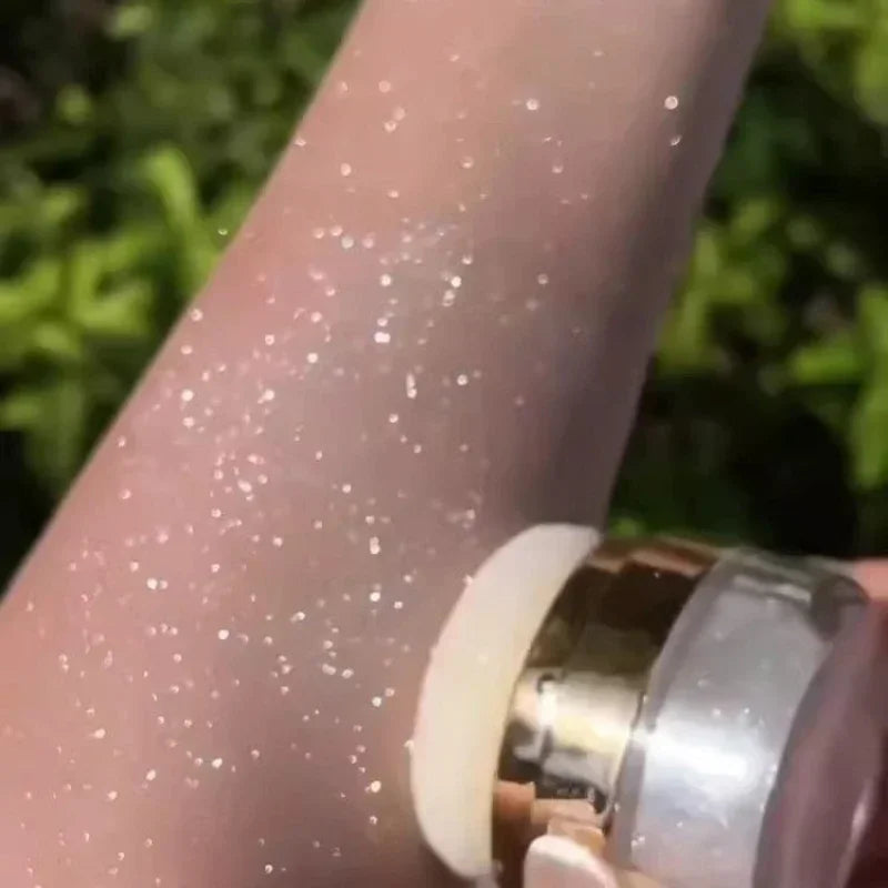 Sparkling Fairy Dust Body Glitter Powder,Shimmer Highlighter & Body Glow Powder,Lasting Dreamy Flashing Powder Body Glow Makeup Qme