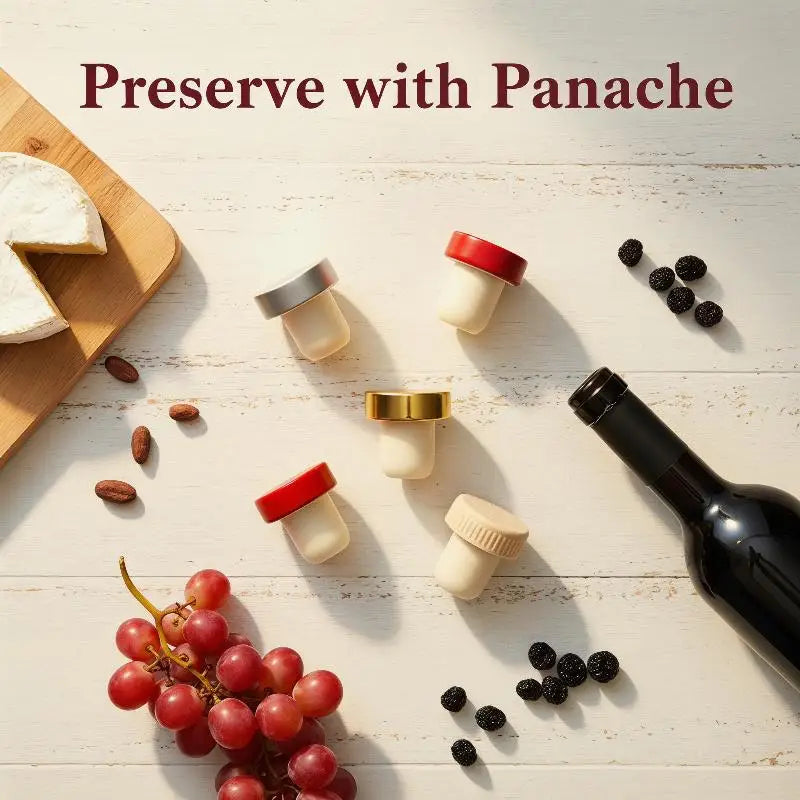T-shaped Wine Corks Stoppers Bottle Reusable Stopper Sealing Plug Cap Qme