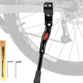 Adjustable Bike Kickstand Aluminum Alloy Non-Slip Rear Side Bicycle Kick Stand for 22 24 26 27 Road Bike/BMX/MTB Qme Default Title