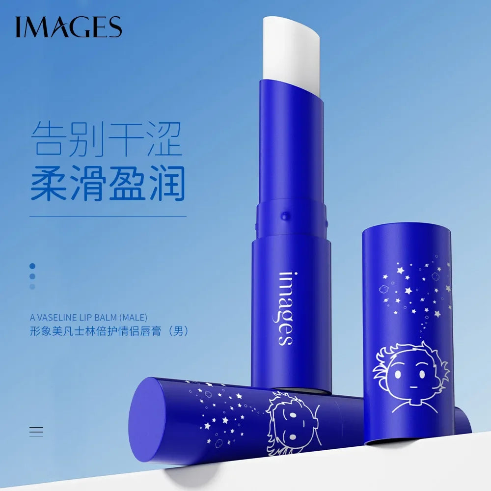 Images Vaseline Double Protection Couple Lip Balm Moisturizer Moisturizing Lip Care Men and Women Lip Balm Qme