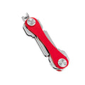 Smart Keychain Mini Aluminum Alloy Key Clip Metal Organizer Chain Qme Red