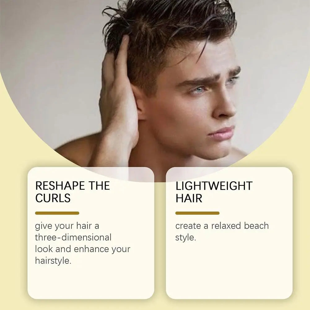 Sea Salt Spray Improving Volumizing, Natural Sea Salt Hair Styling Spray For Men Women Light Non-Greasy Fluffy Hair Fixing Spray Qme