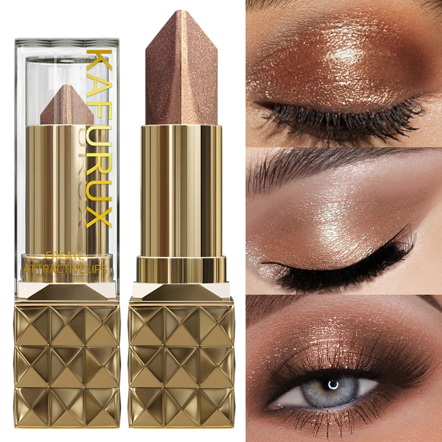 Two Eye Shadow Stick Waterproof Without Smudging Natural Contour Qme 203
