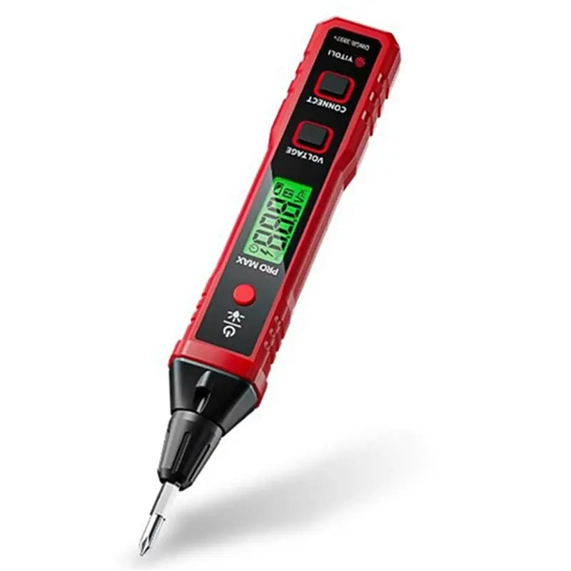 A02F-R2897 Intelligent Sound Light Alarming Voltage Tester 3-500V Electrician Tool Professional Grade Qme As Shown