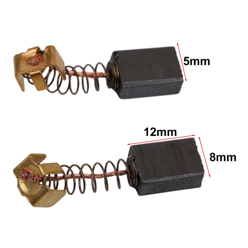20pcs/set Carbon Brushes 5x8x12mm CB-64# 110*100 For Electric Motor CB85 CB57 CB64 191627-8 For Power Tool Accessory Qme