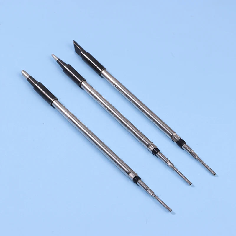 Ceramic Heating Core Soldering Iron Tip Blade Tip Horseshoe Tip Round Pointed Stainless Steel Soldering Iron Tool Accessories. Qme