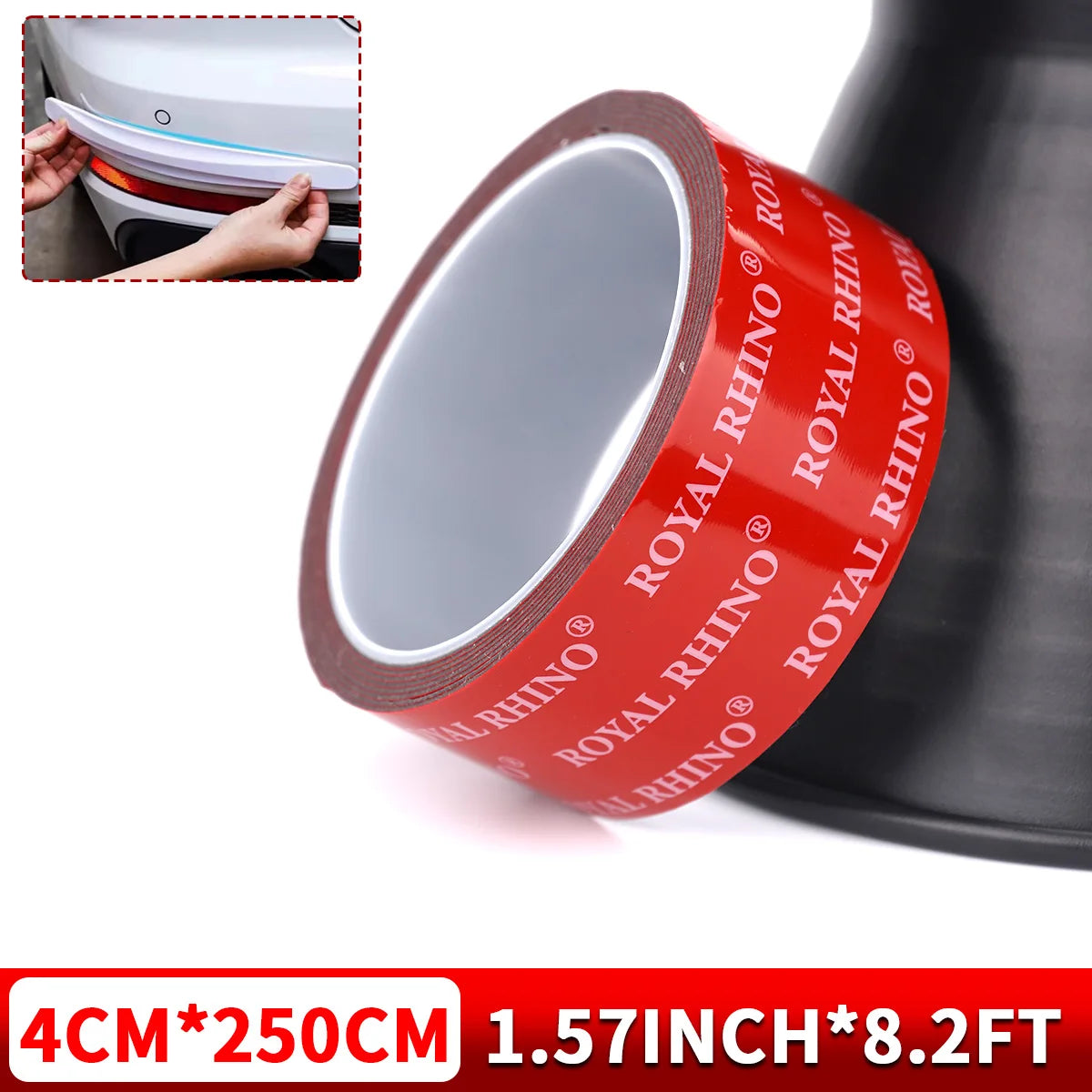 Double Sided Tape Waterproof Acrylic Foam Thicken Adhesive Tapes Heavy Duty Mounting Traceless Stickers Home Car Qme 40mmx250cm