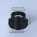 Water Tank Connector IBC Adapter Coarse Thread Fittings Garden Qme Default Title