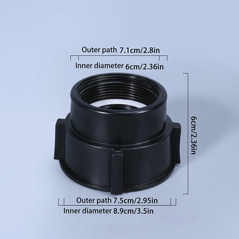 Water Tank Connector IBC Adapter Coarse Thread Fittings Garden Qme Default Title
