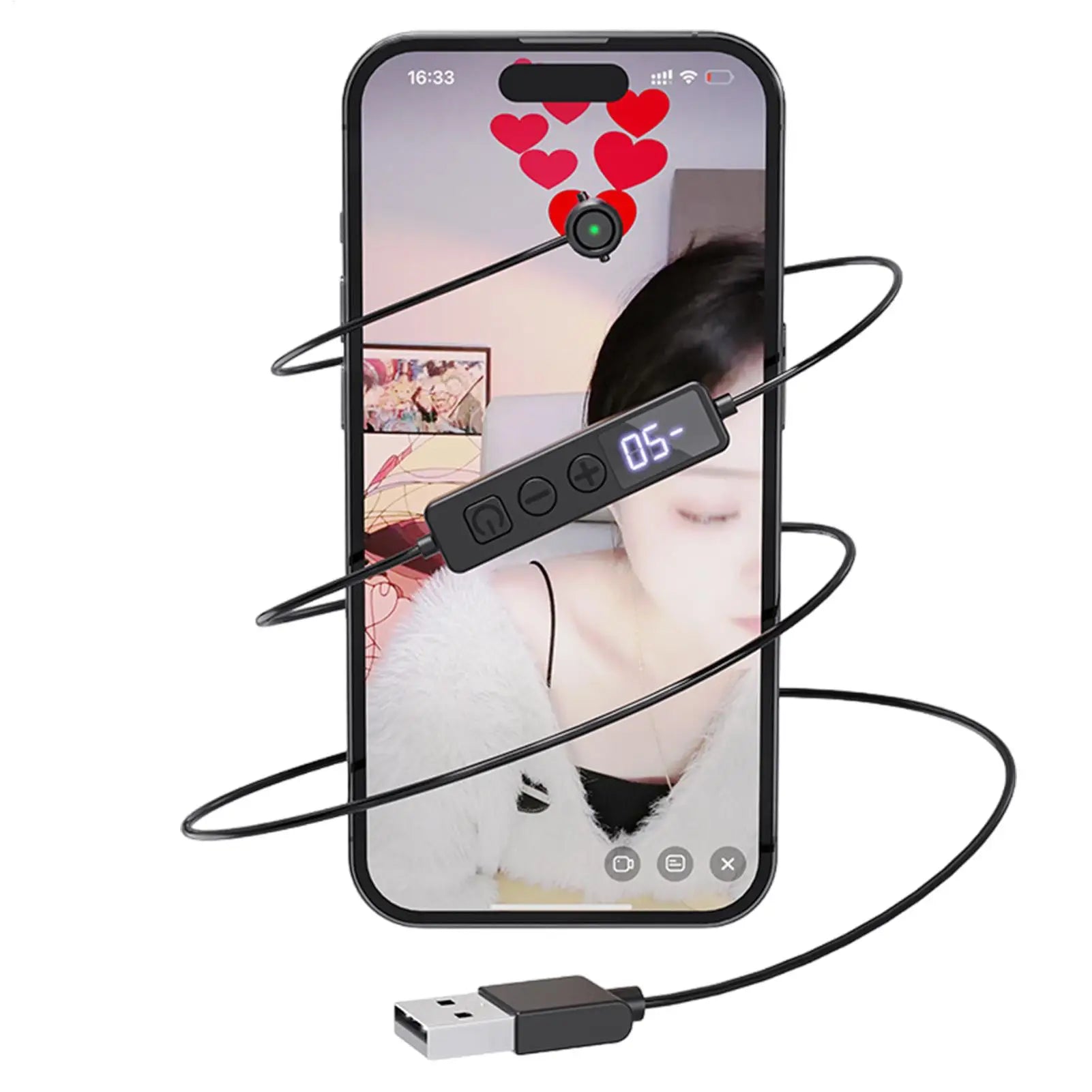 Auto Tapper Phone Clicker Adjustable Speeds Tapping Device Digital Qme