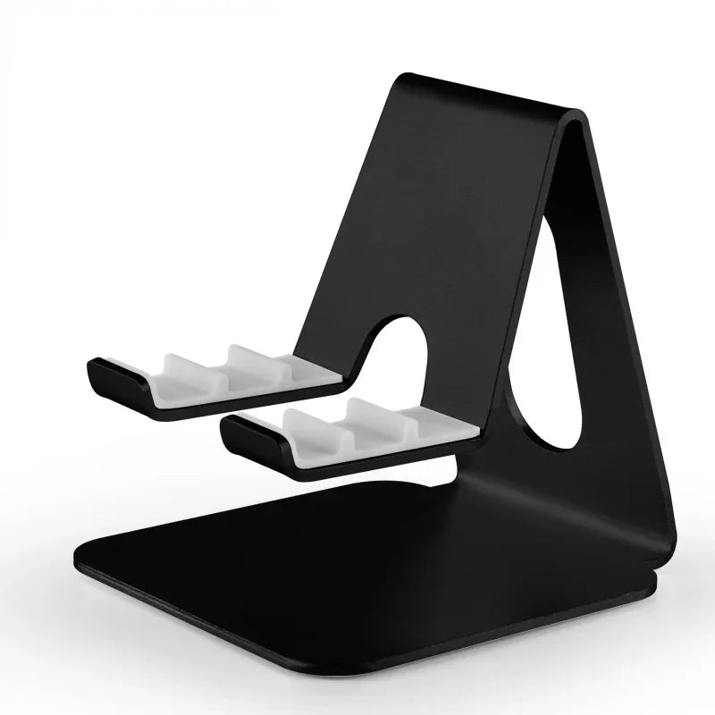 Universal Tablet Desktop Stand for IPad 7.9 9.7 10.5 11 Inch Metal Rotation Tablet Holder for Samsung Xiaomi Huawei Phone Tablet Qme black