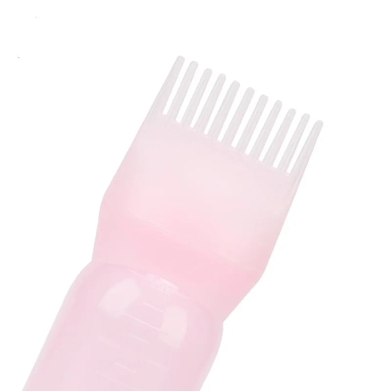 3 Colors Hair Dye Applicator Brush Bottles Dyeing Shampoo Bottle Oil Qme