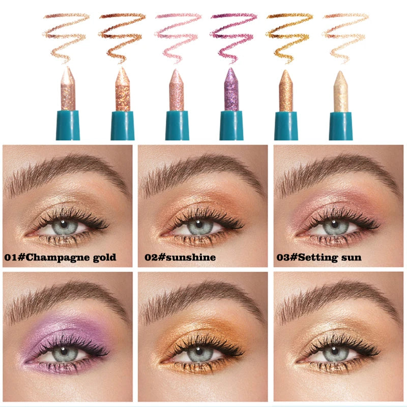Multi Eye Shadow Stick Waterproof Sweat Proof Shiny Create Bold Makeup Qme