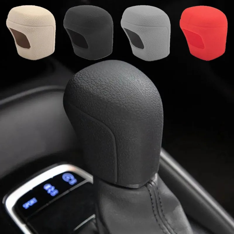 1pc Car Silicone Automatic Gear Shift Knob Cover Shifter Knob Universal Fit Shifter Handle For Toyota For C-HR For Camry Qme