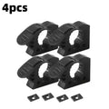 2/4pcs Quick Fist Clamp For Mounting Tools Equipment Rubber Clamp Ideal For Offroad Vehicles, ATV, UTV, Truck Part Accessories Qme 4pcs