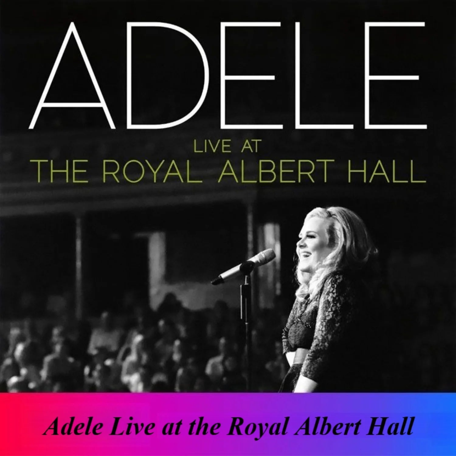 Top Female Vocal Live Concert Album CD ONLY, Black White Stage Live Performance Portrait Photo Cover Hi-Fi Lossless Sound Qme Vocal Live Concert