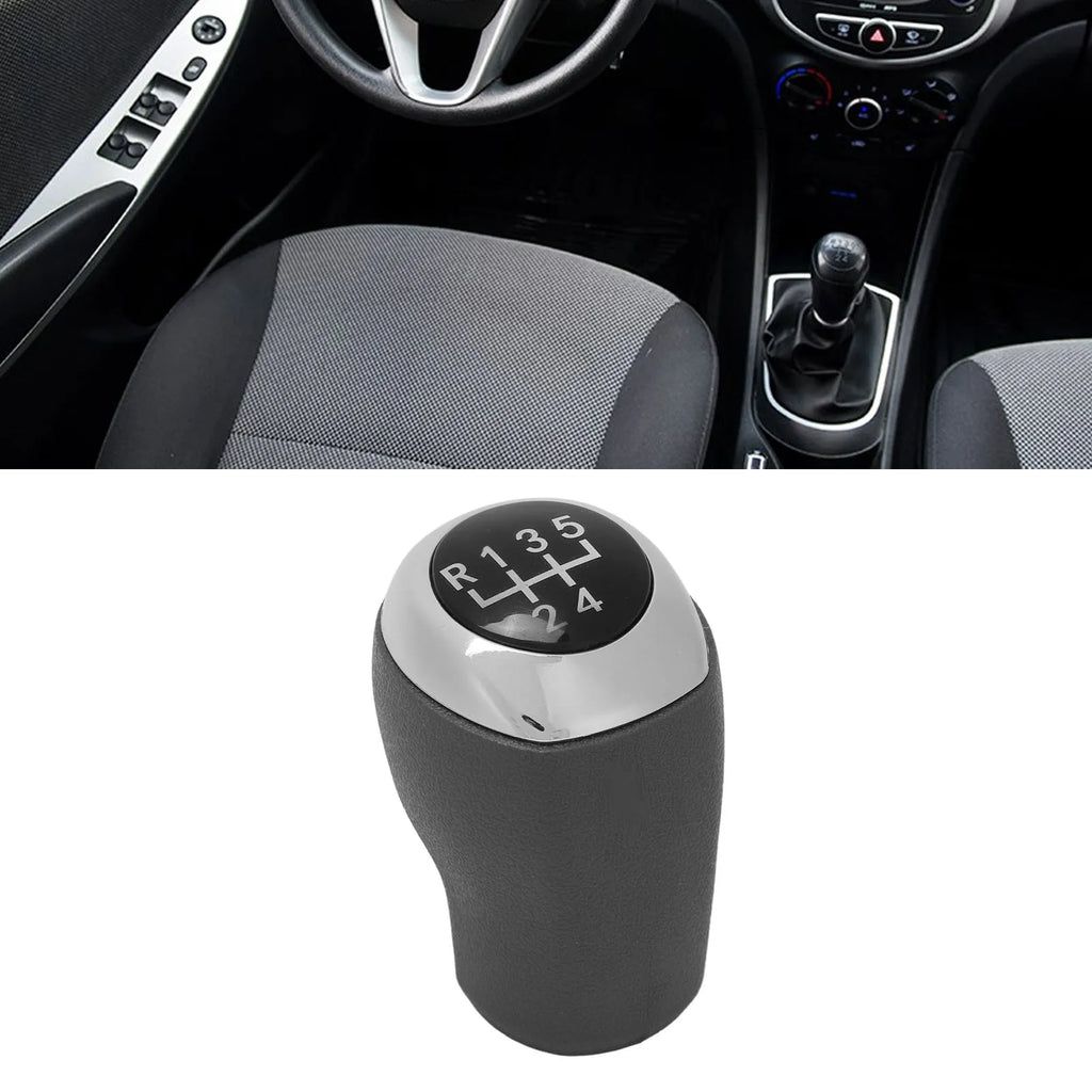 Gear Shift Knob Manual Gear Shift Knob Black Exquisite Appearance Professional Easy Install for Car Qme