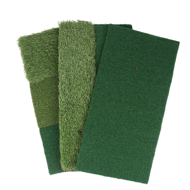 30 Golf Hitting Mat Indoor Outdoor Mini Practice Durable PP Grass Pad Qme