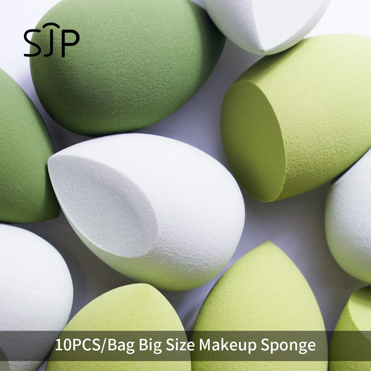 3 4 Makeup Sponge Blenders Blending Foundation Applicator Cosmetic Qme green