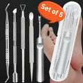 Toe Nail Premium Stainless Steel Pedicure Tools Easy Manicure Care Qme 5pcs