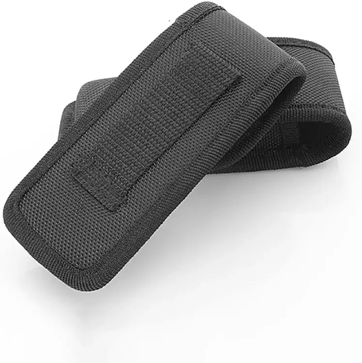Durable Nylon Folding Knife Sheath - Double-Layer Oxford Cloth Storage Pouch for Shockproof Multi-Tool Organizer Qme