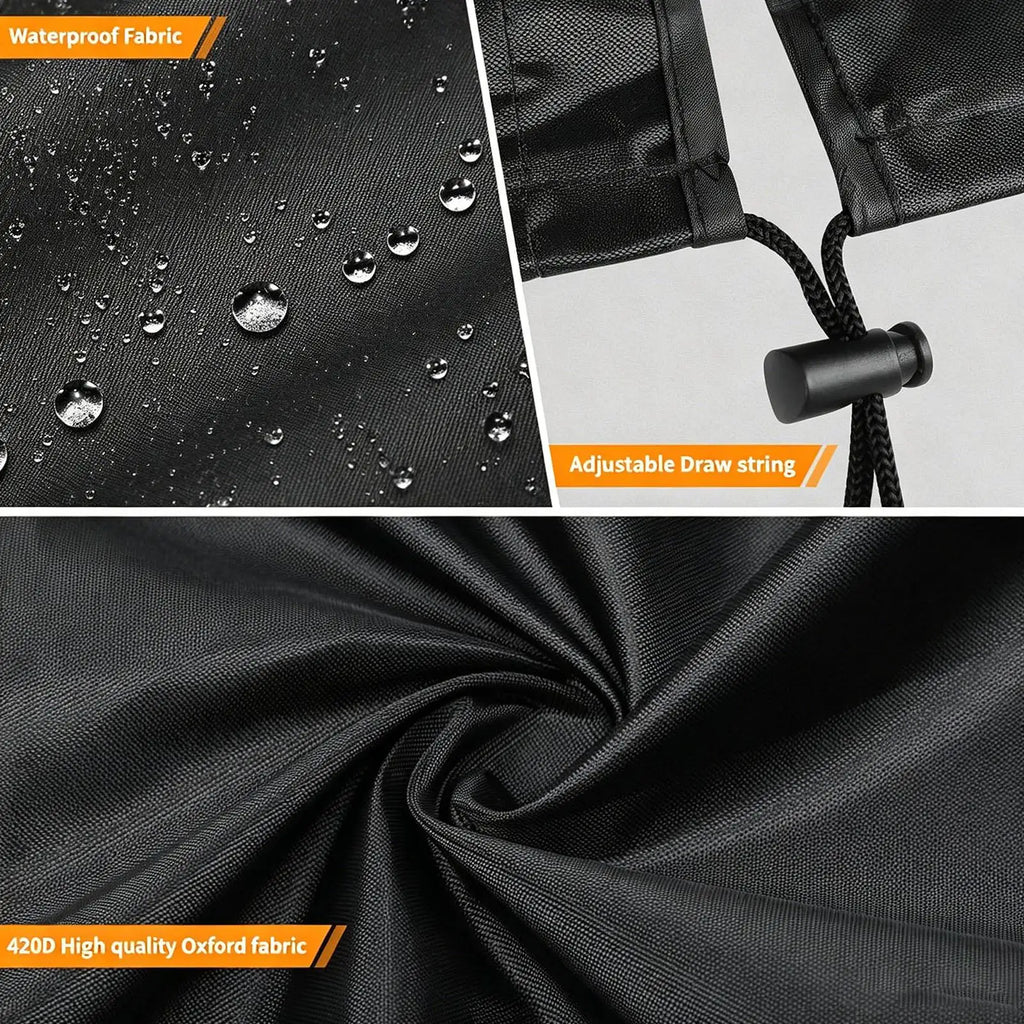 Gas Grill Cover Waterproof Heavy Duty Propane BBQ Covers Barbecue Bar Qme